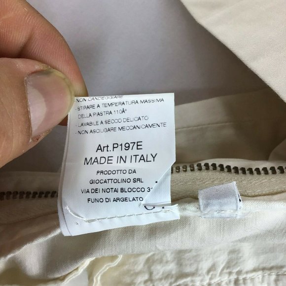 Merci Women's Off White Trouser Pant Slash Pocket Casual Size M - Picture 4 of 17